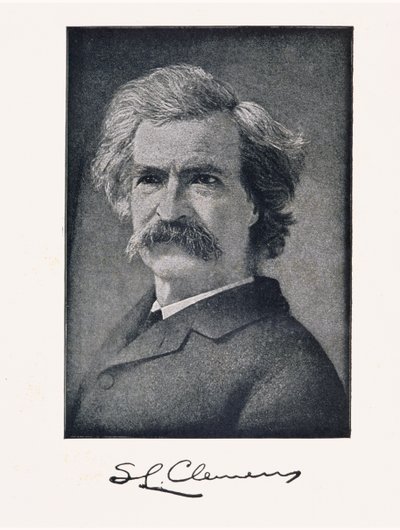 Mark Twain (pseudonym of Samuel Langhorne Clemens) by American School